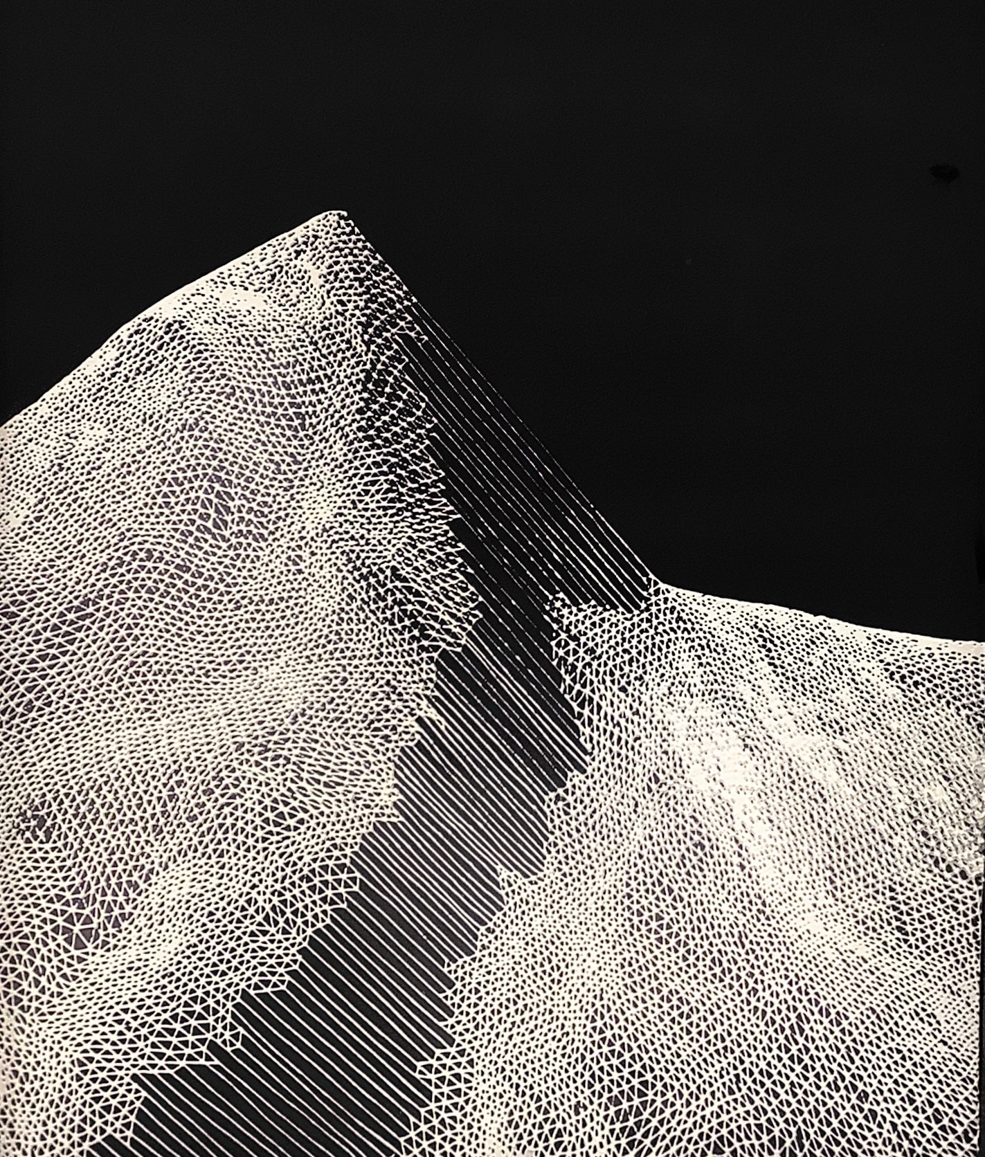 Abstract Geometric Acrylic Mountain
