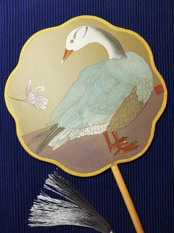 Goose Fan by Bella Xue