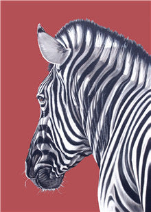 Zebra Crystal Ceramic Print