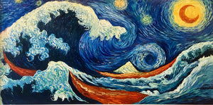 Starry Starry Night x The Great Wave off Kanagawa