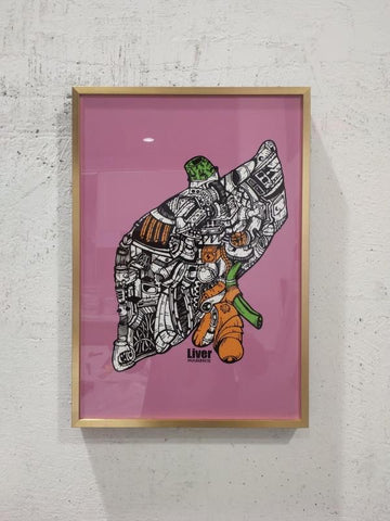 Liver by Wangbin Crystal Porcelain Print