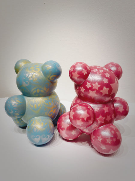 Baby MoBear, the Molecular Bear #1 Pink Stars by Anyuta Gusakova