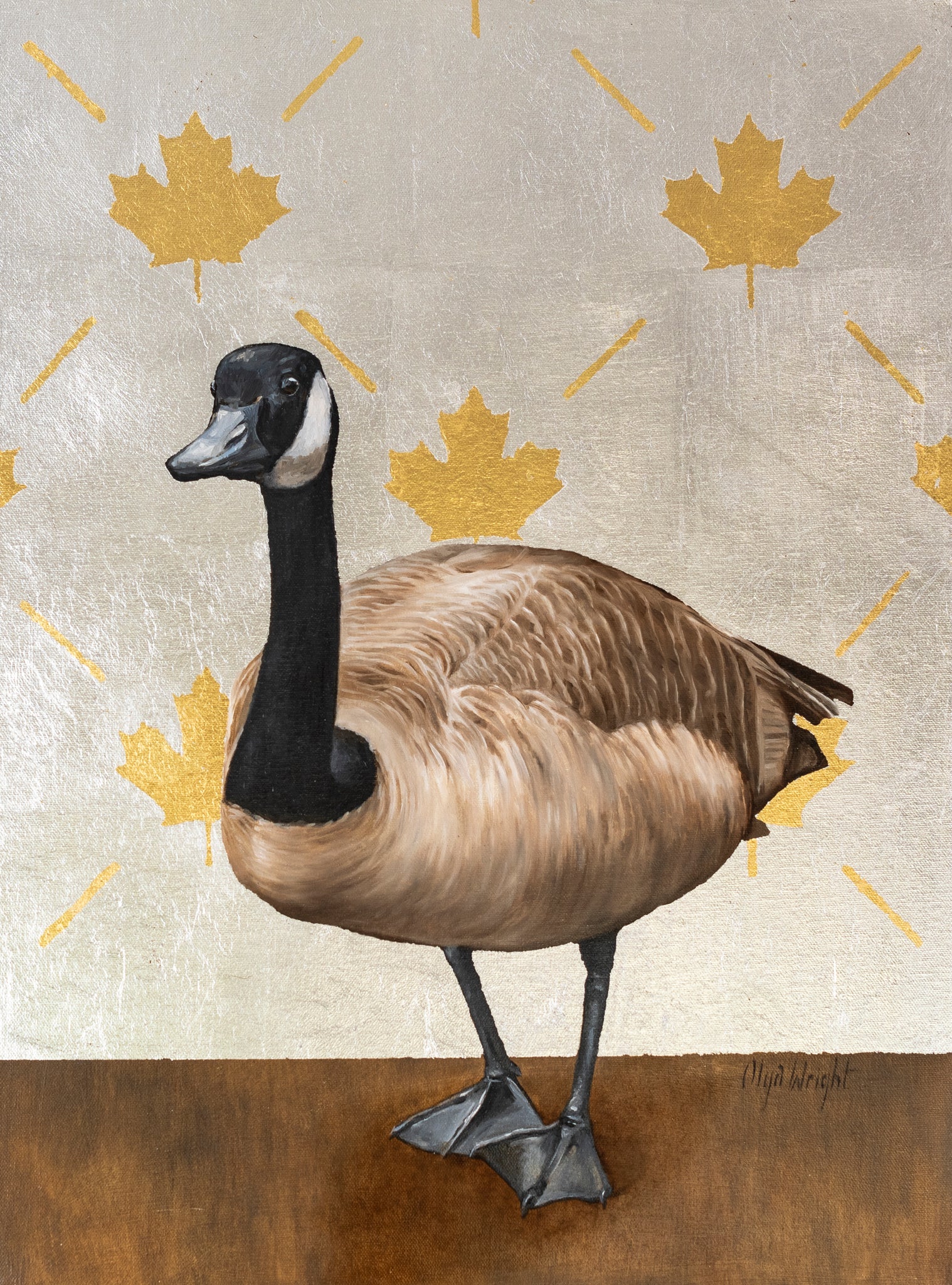 Mr. Canada Goose by Olya Wright